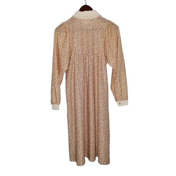 Jcpenney Fashions Vintage Dress Long Sleeve Collared - Picture 2 of 8